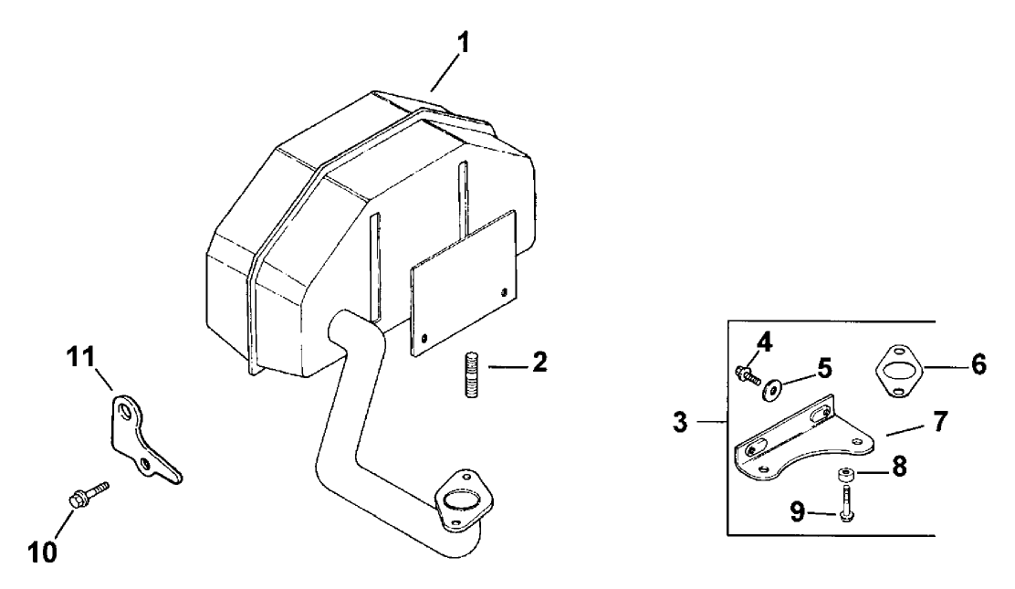 Exhaust-Engine Kohler Model No. Cv131 Spec 21524