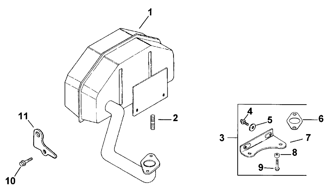 Exhaust-Engine Kohler Model No. Cv151 Spec 41560