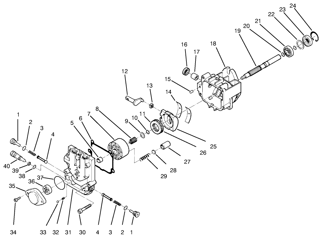 Hydraulic Pump Assembly No. 95-1538