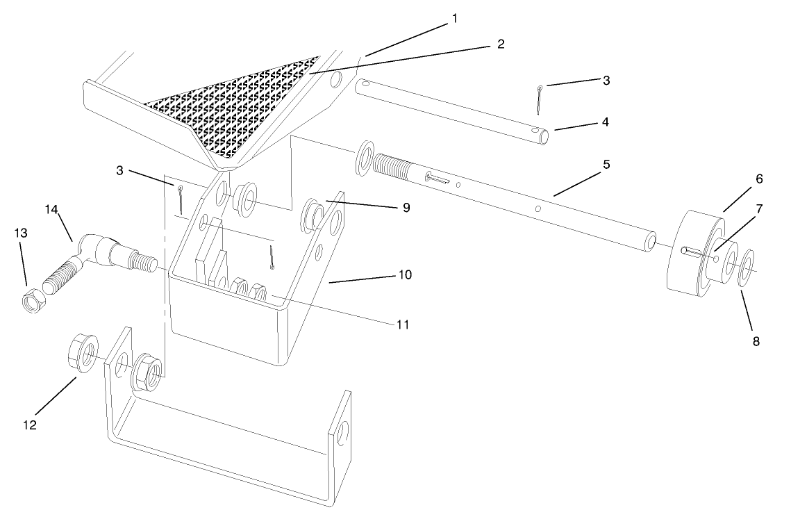 Traction Pedal Assembly