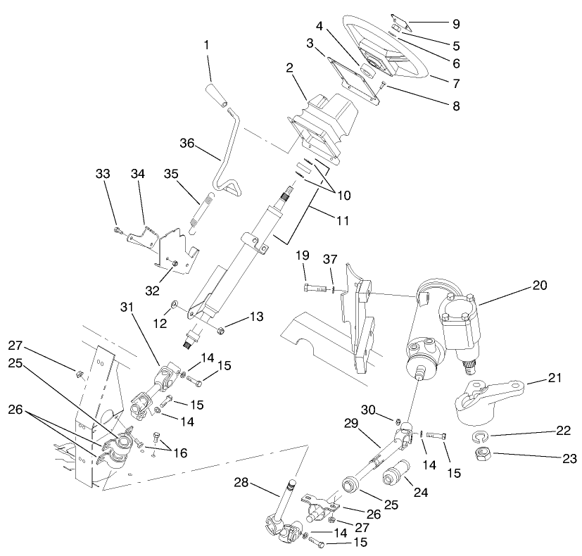 Steering Linkage Assembly