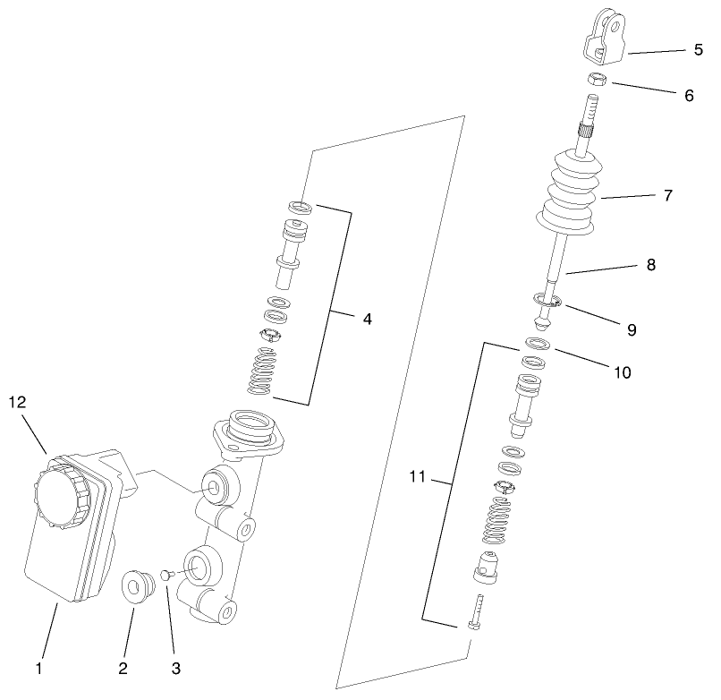 Master Brake Cylinder No. 94-3800