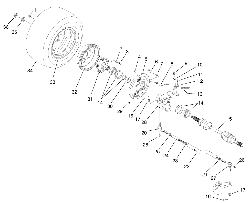 Front Wheel Assembly