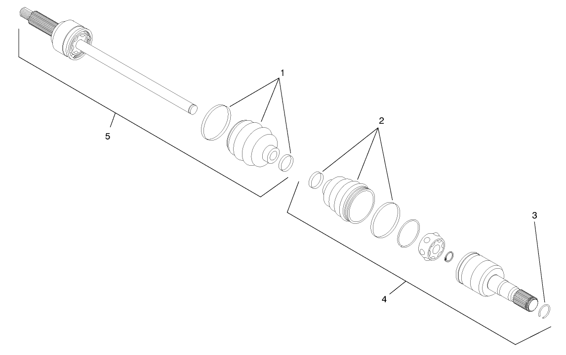 Constant Velocity (cv) Joint Assembly No. 93-7078