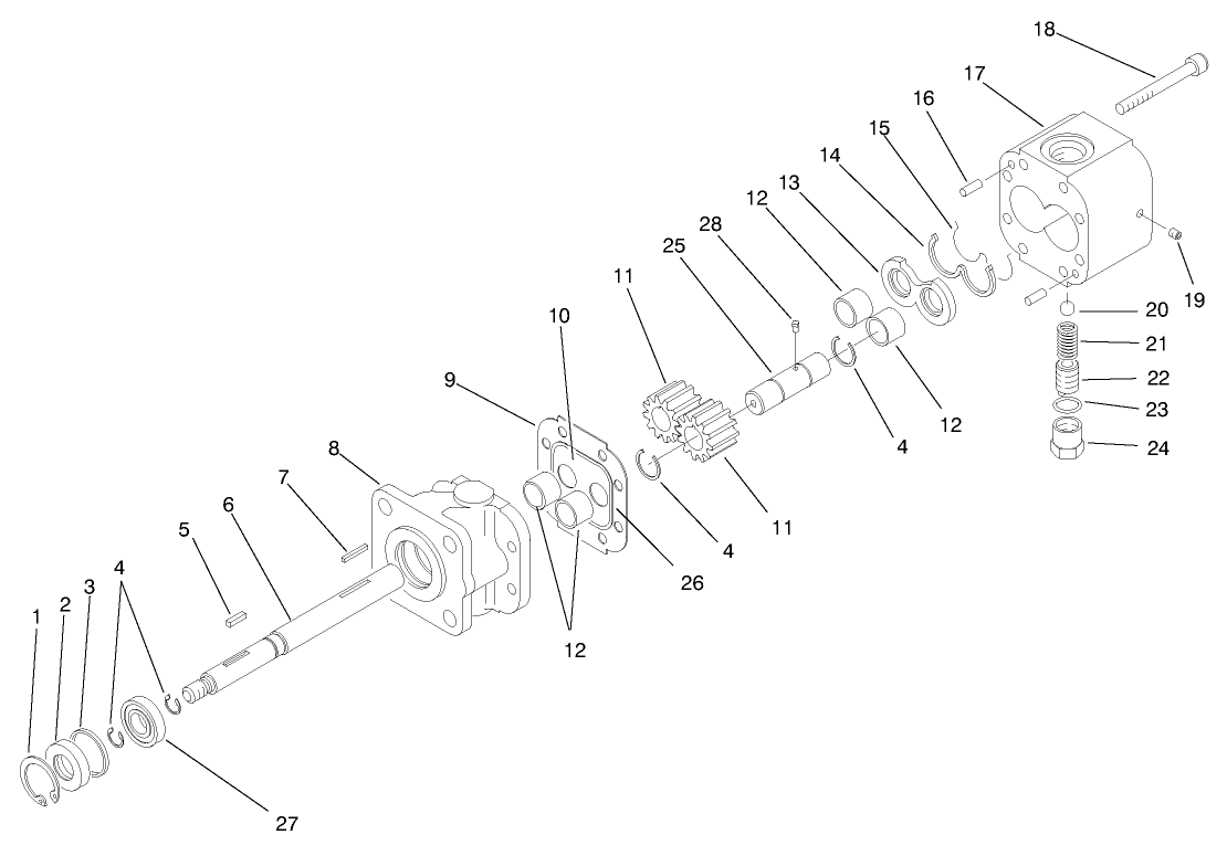 Hydraulic Pump Assembly No. 87-5700