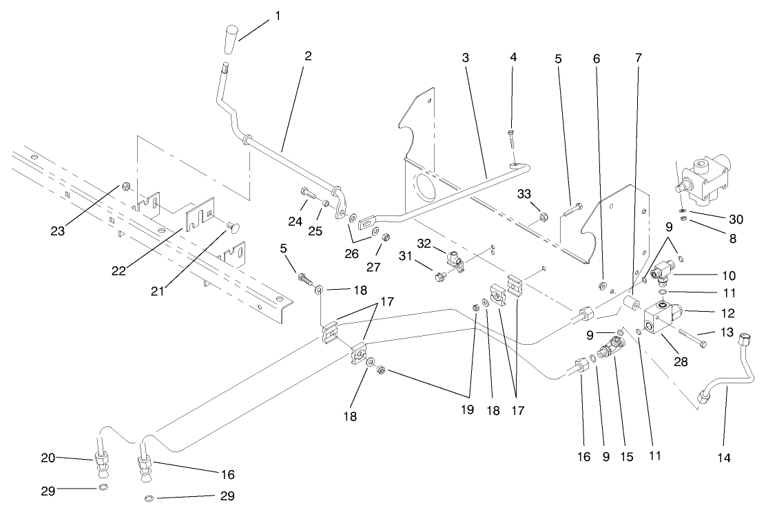 Lift Valve Linkage Assembly