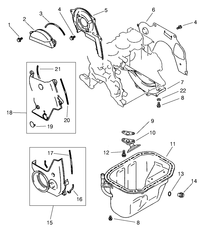Covers & Oil Pan Assembly