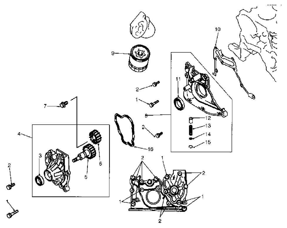 Oil Pump & Filter Assembly