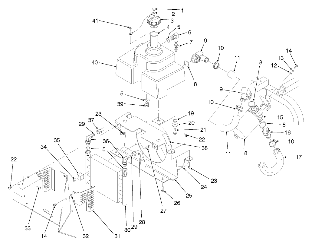 HYDRAULIC RESERVOIR ASSEMBLY