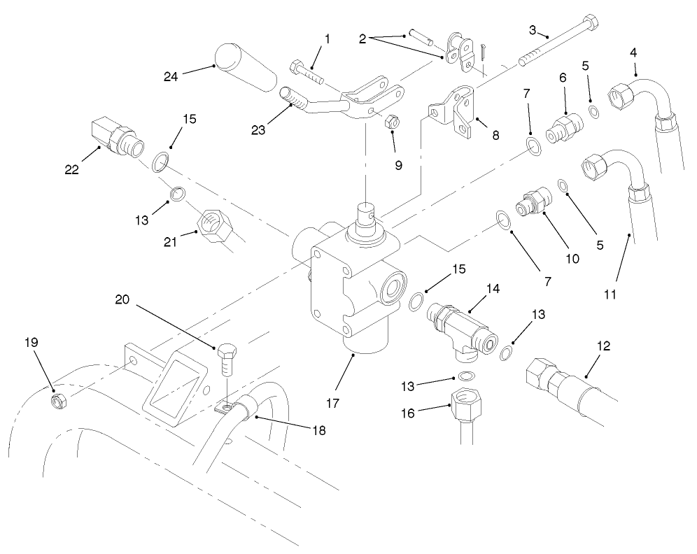 HYDRAULIC CONTROL VALVE ASSEMBLY