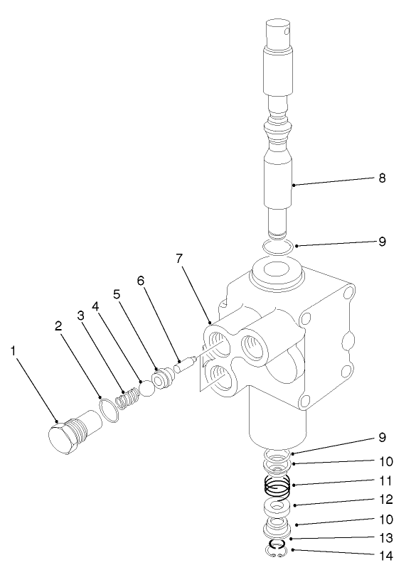 CONTROL VALVE ASSEMBLY NO. 43-1950