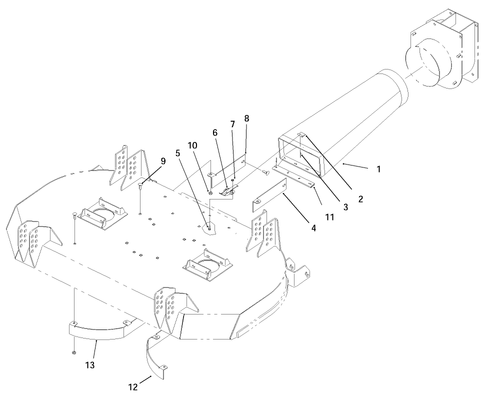 Plenum And Discharge Bracket