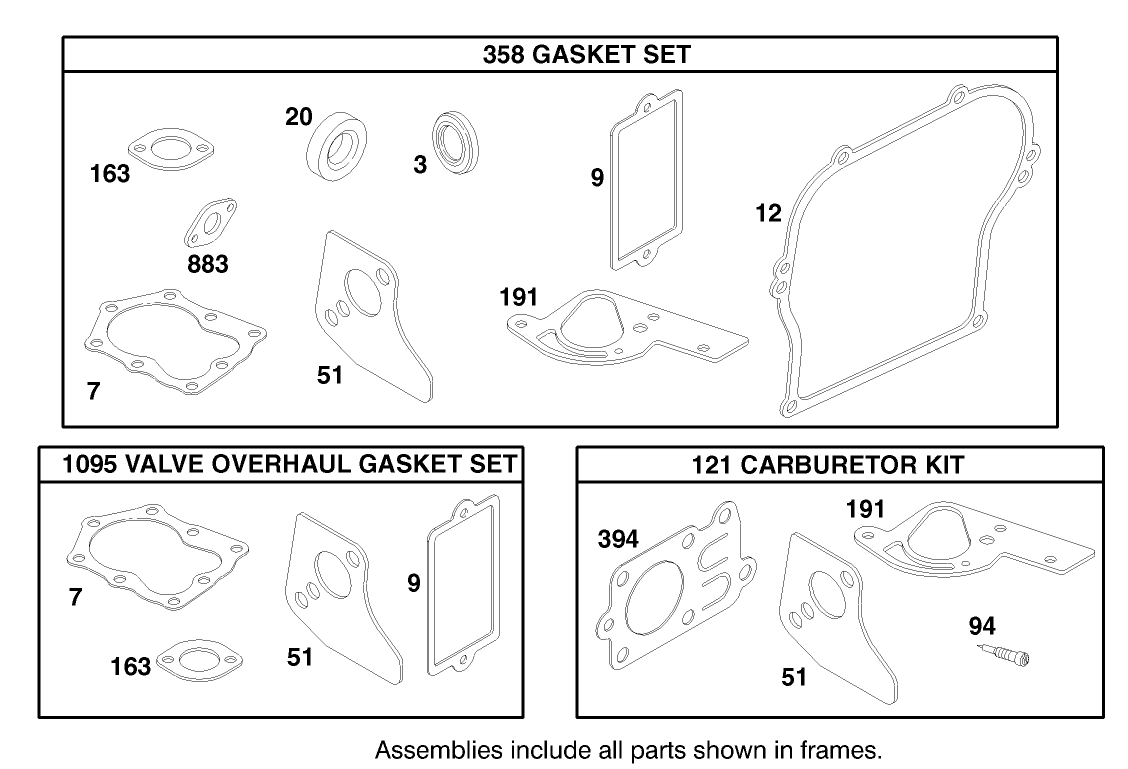 Engine Briggs & Stratton Model 135202-0142-03