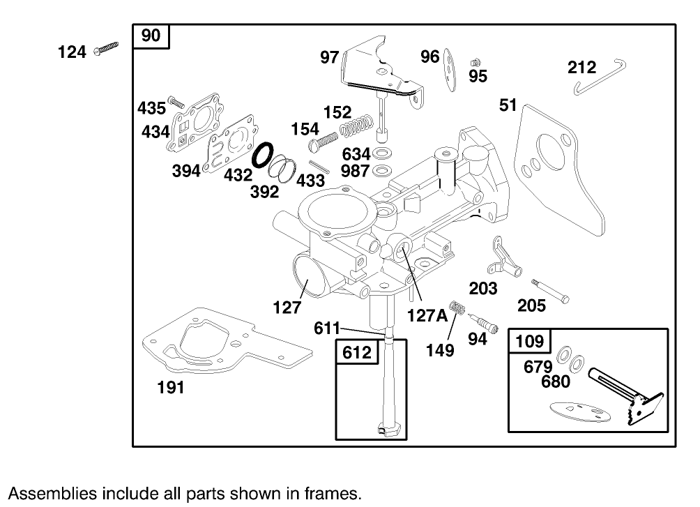 Engine Briggs & Stratton Model 135202-0142-03