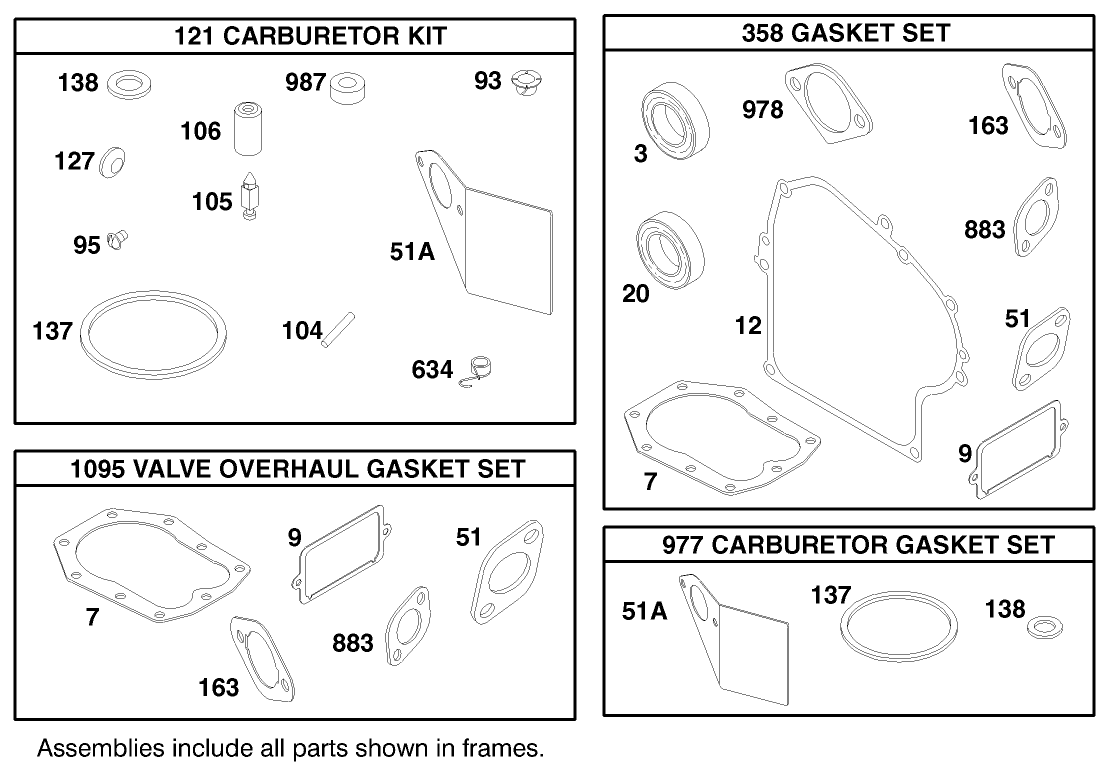 Engine Briggs & Stratton Model 192402-0645-A2 (model 60061 Only)