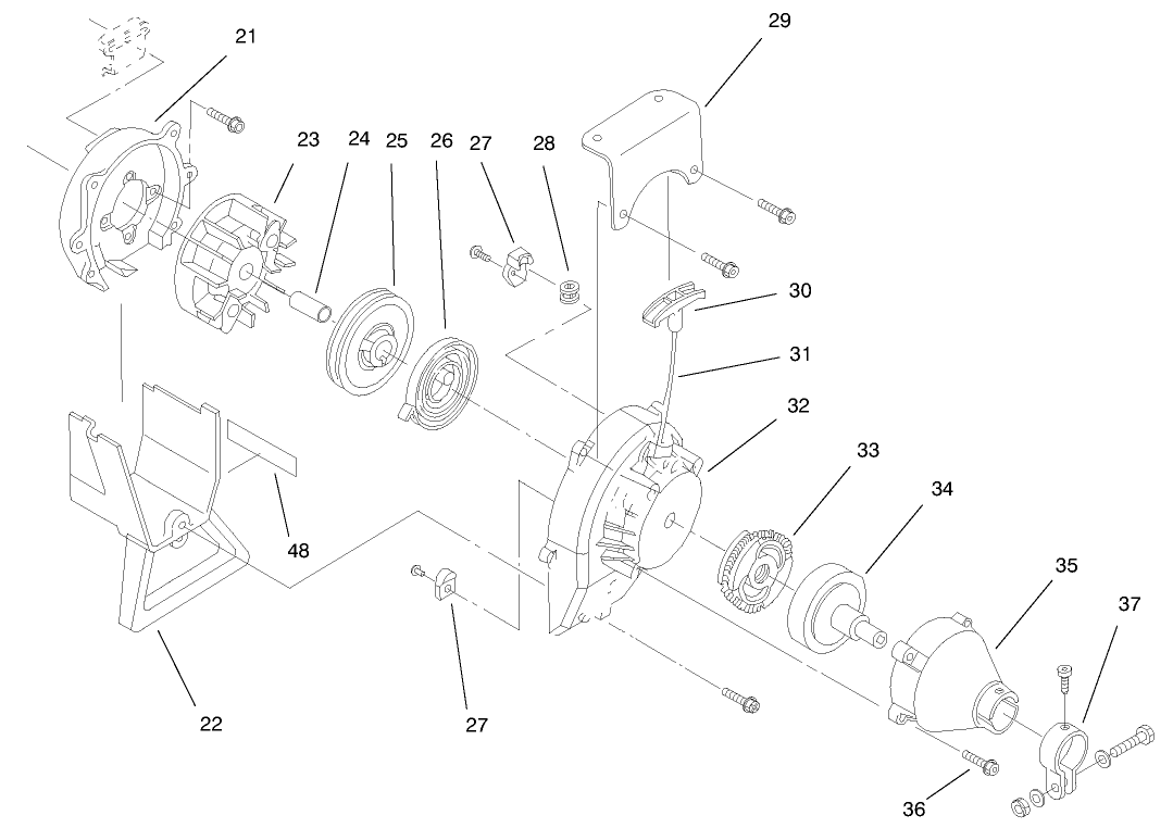 Flywheel, Starter & Clutch Assemblies