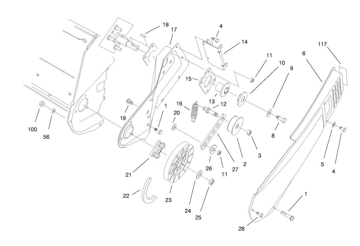 Pulley & Belt Cover Assembly