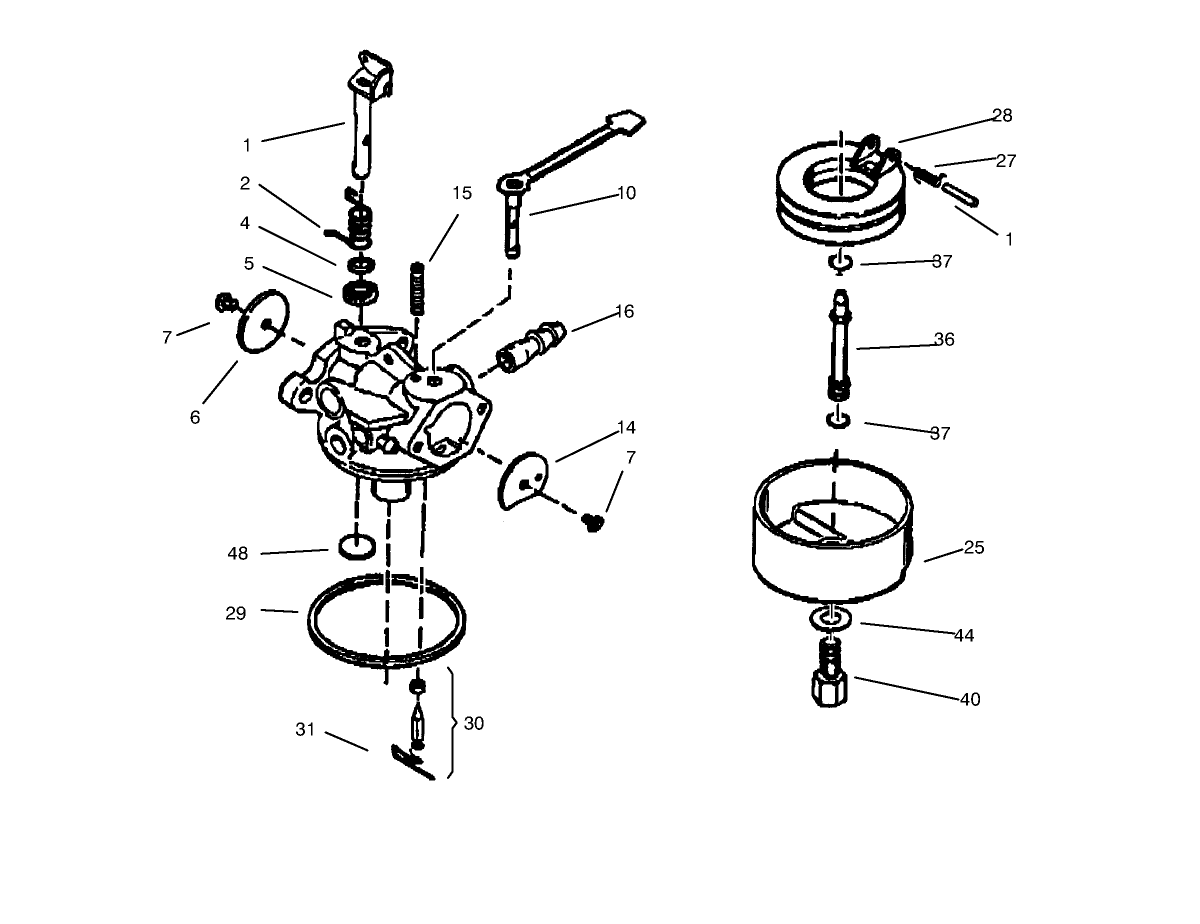 Carburator No. 640086
