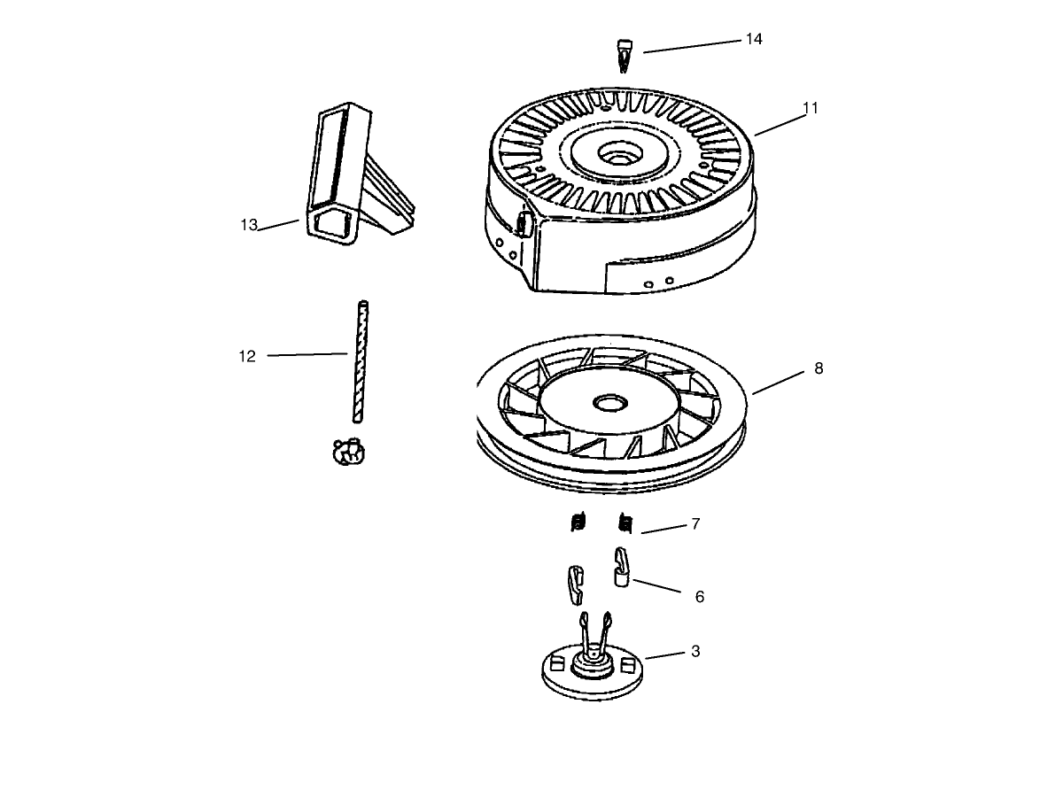 Recoil Starter No. 590743