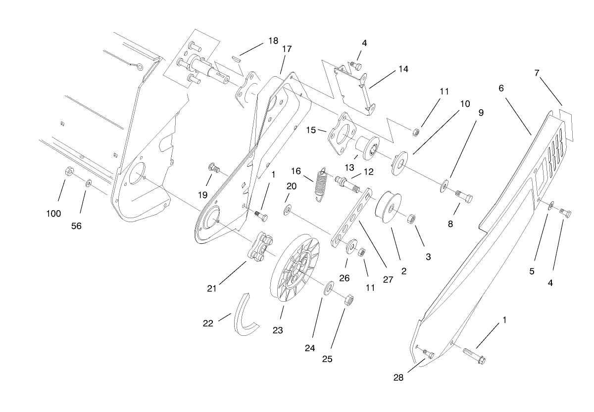 Pulley & Belt Cover Assembly
