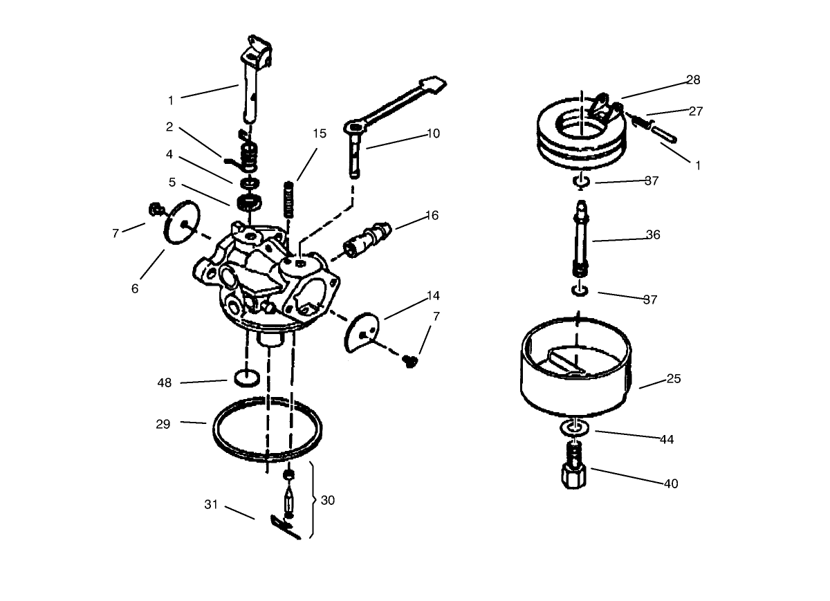 Carburator No. 640086