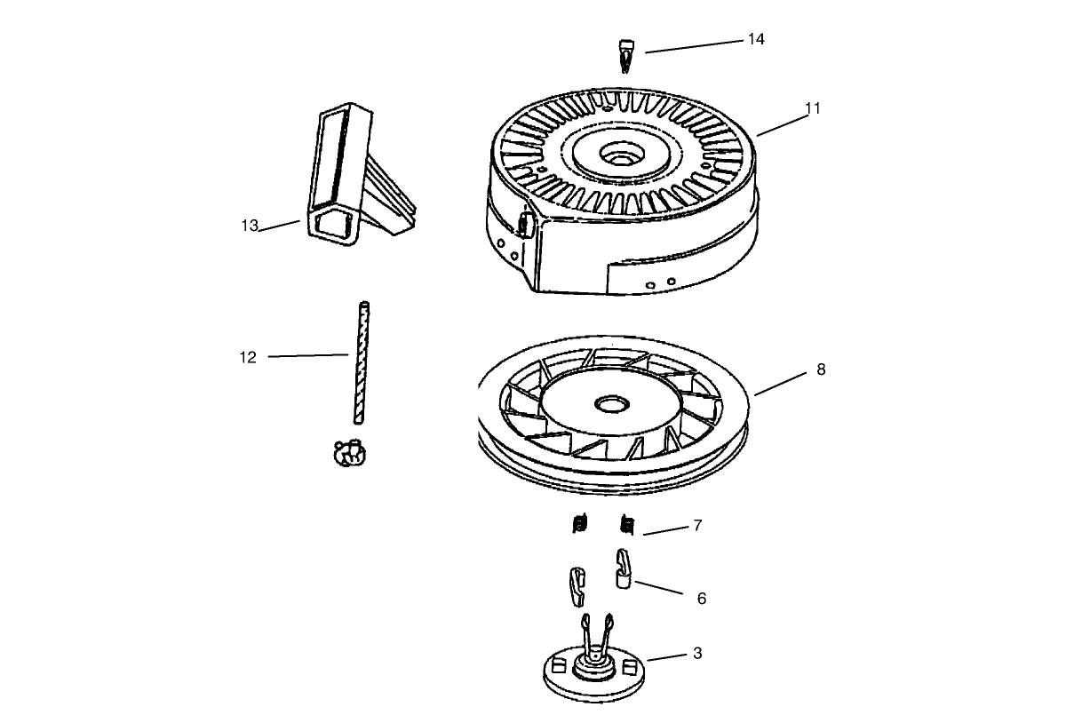 Recoil Starter No. 590743