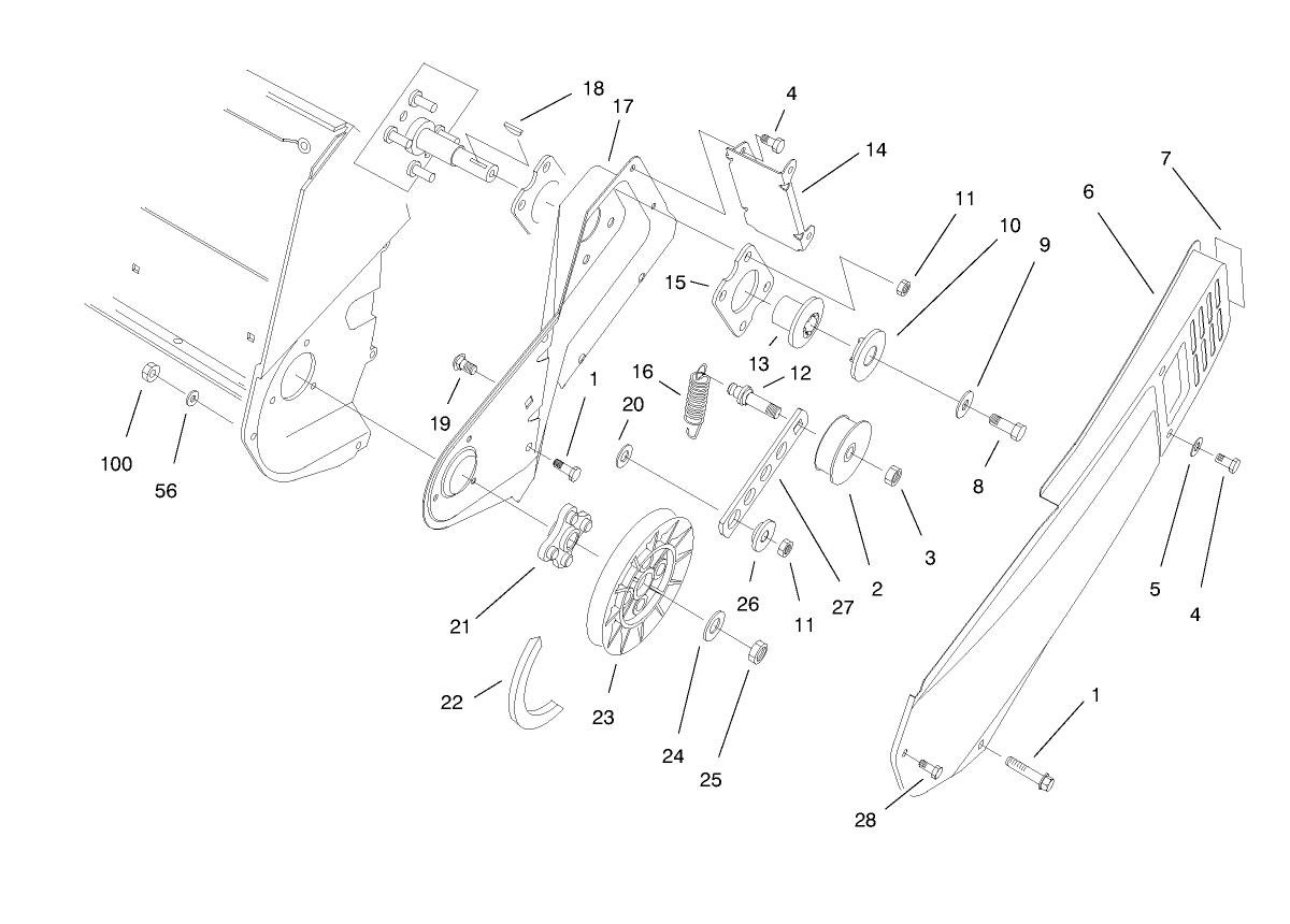 Pulley And Belt Cover Assembly