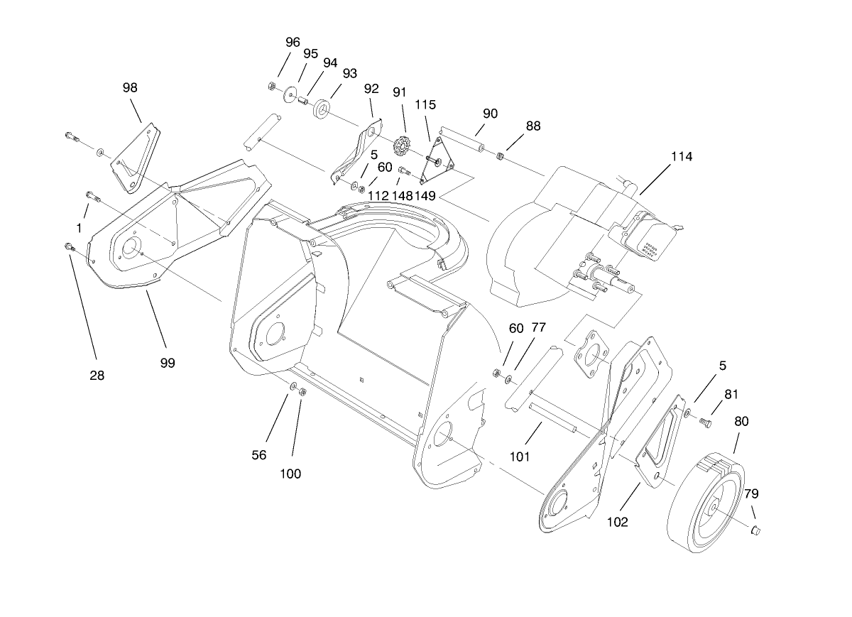 Engine And Wheel Assembly