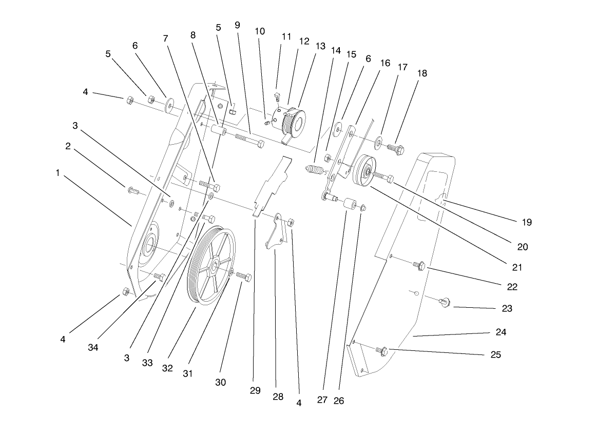 Pulley and Cover Assembly