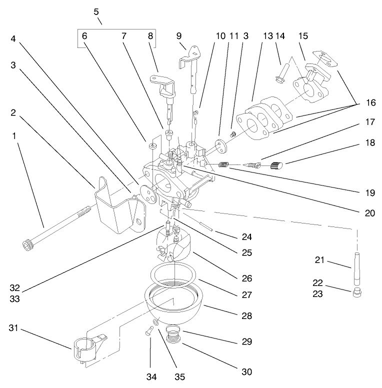 Engine Assembly (model No. 38435 & 38436)