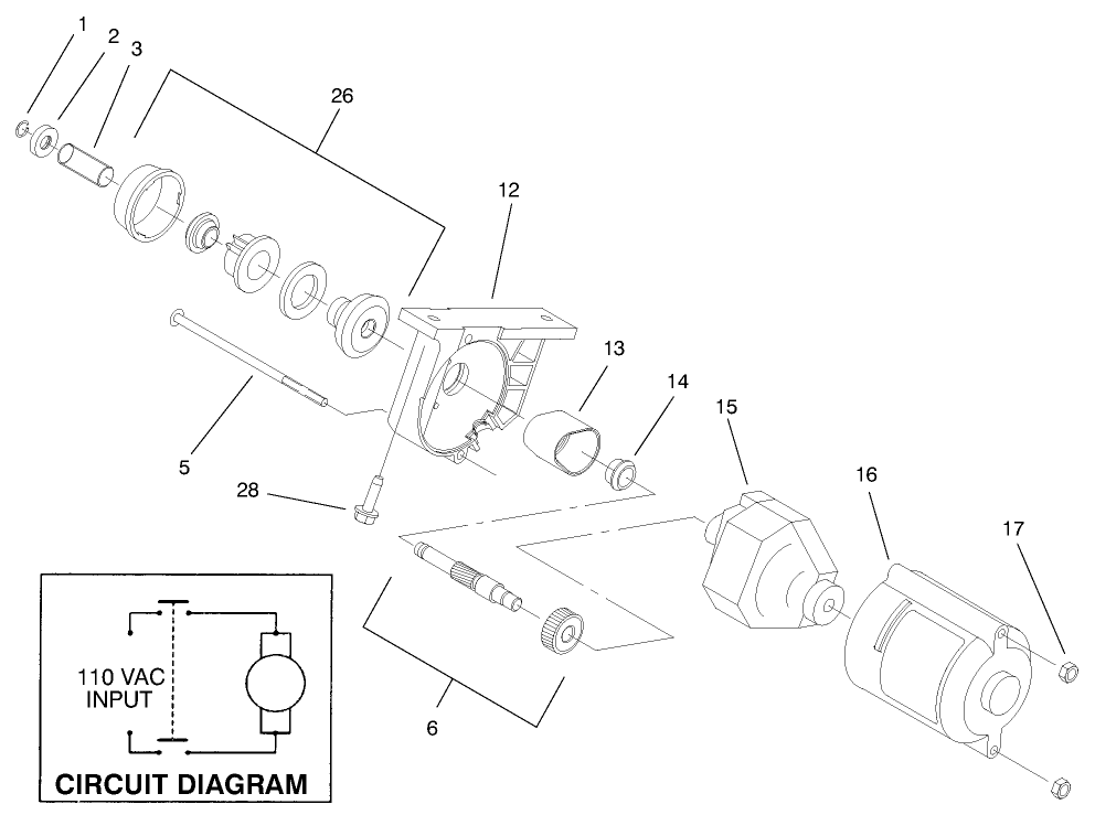 Starter Motor Assembly (model No. 38435 & 38436)
