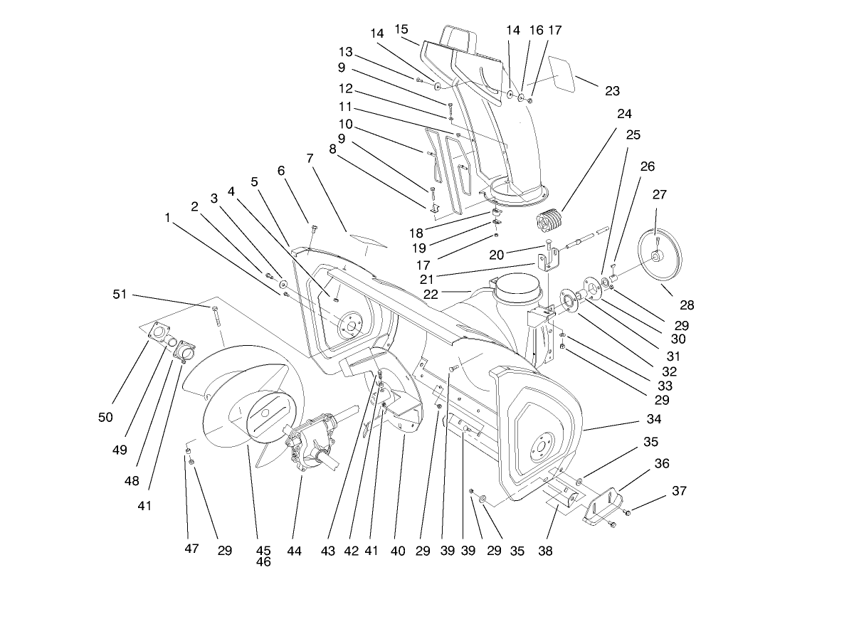 Auger And Housing Assembly