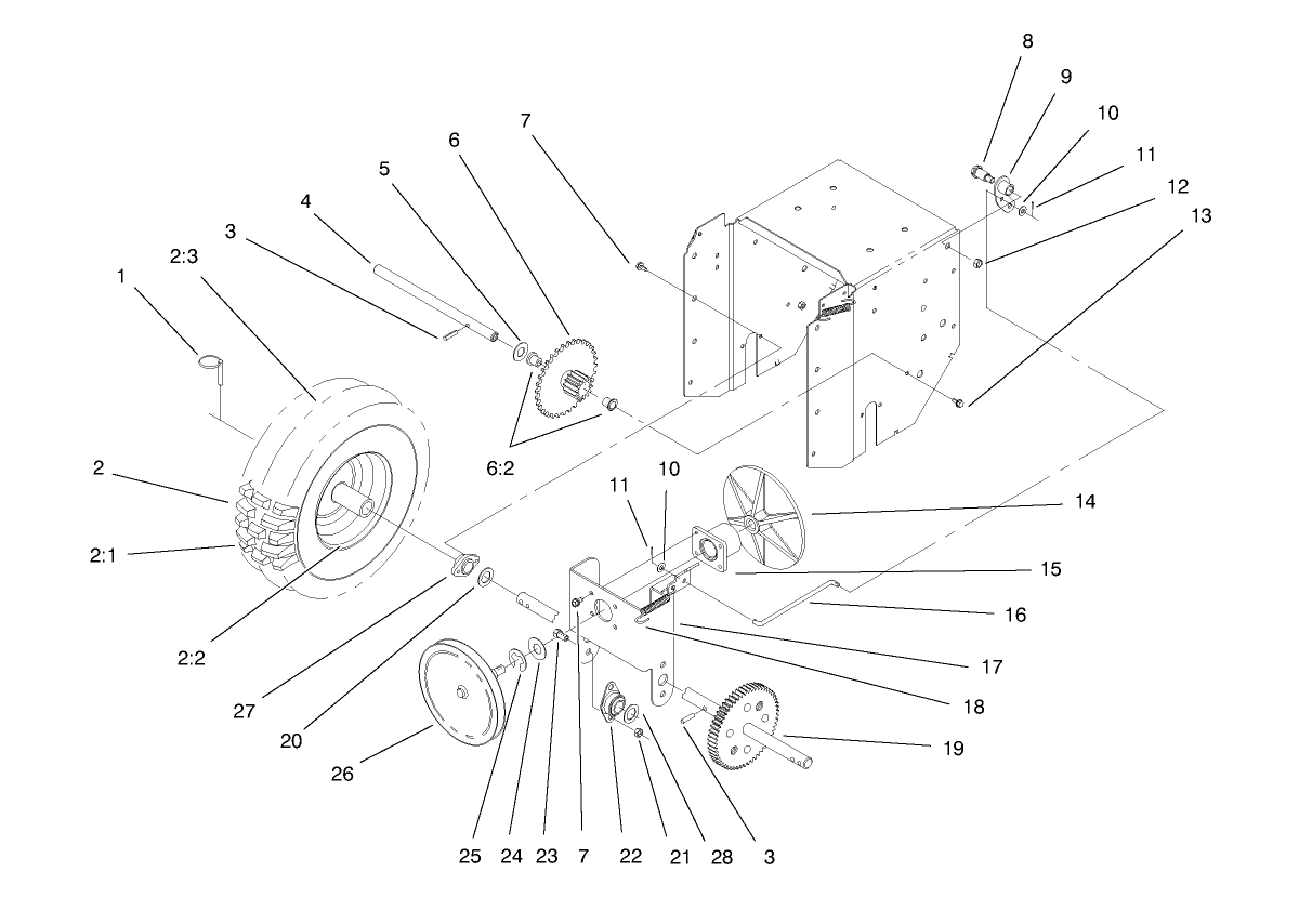 Lower Traction Assembly