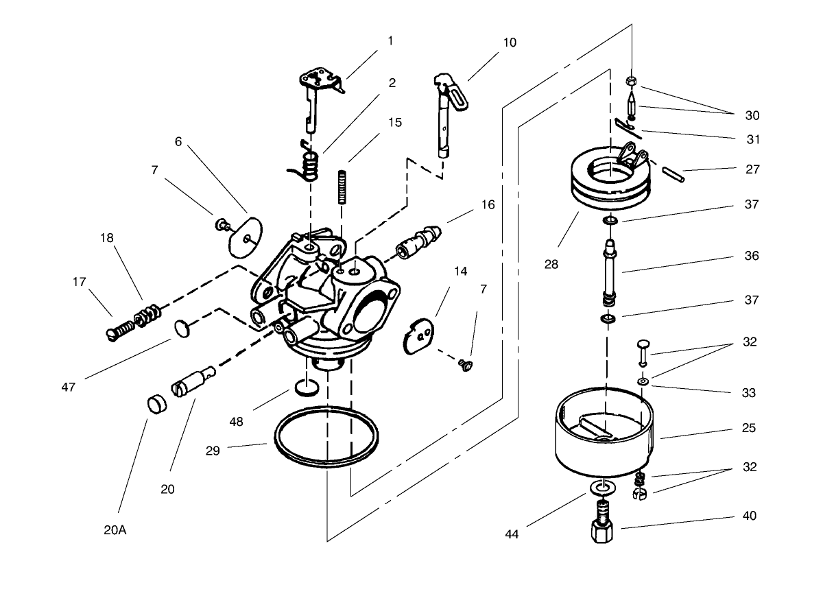 Carburetor Tecumseh #640052