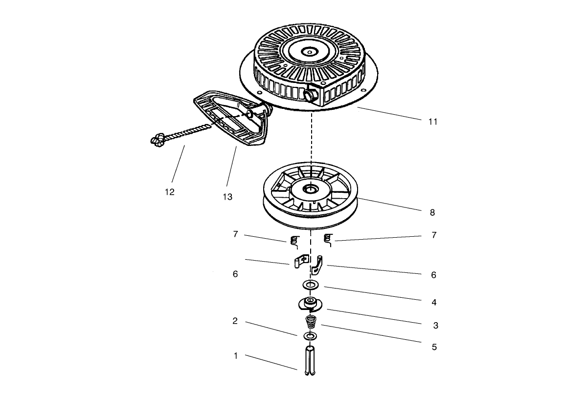 Recoil Starter #590749 (optional)