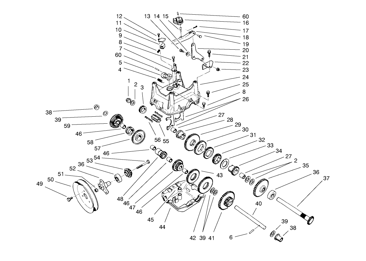 Transmission Assembly No. 66-8030