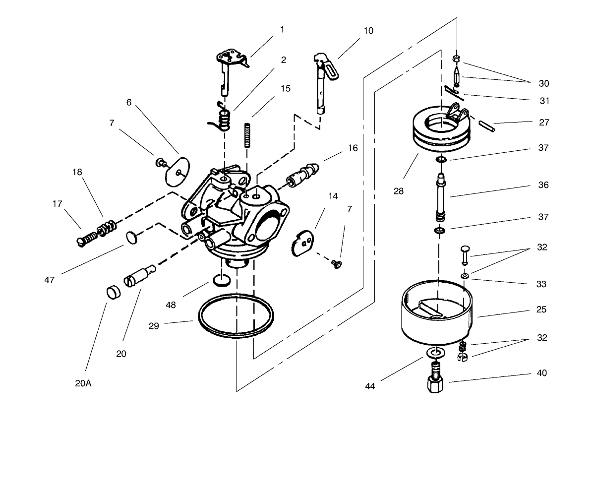 Carburetor Tecumseh #640052