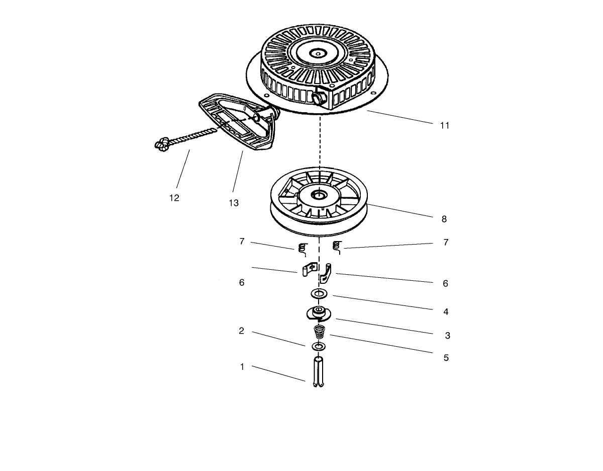 Recoil Starter #590749 (optional)