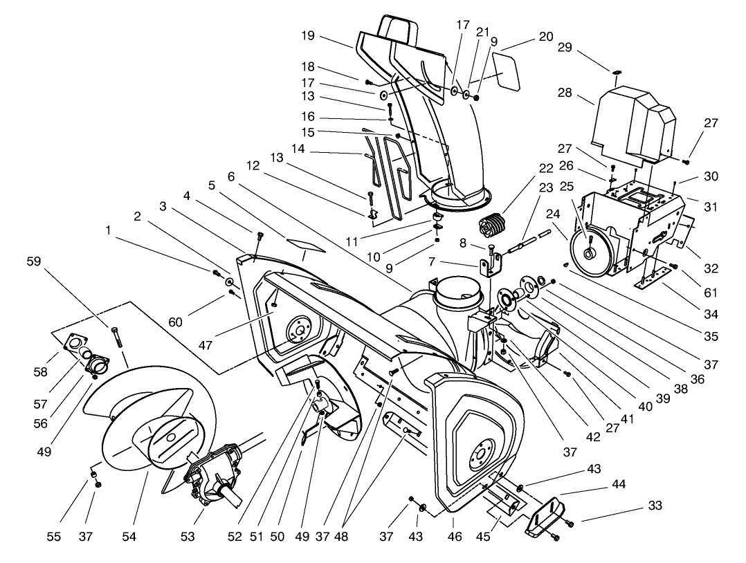 Housing & Chute Assembly