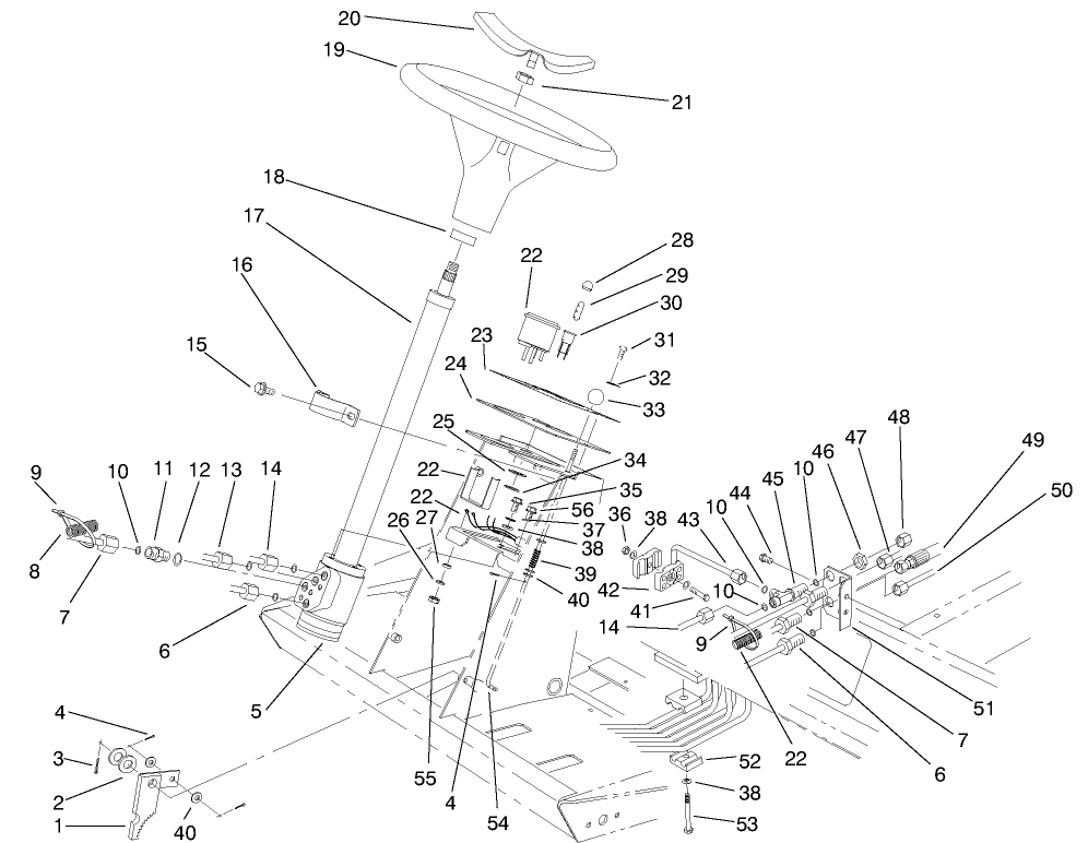 Steering Tower Assembly