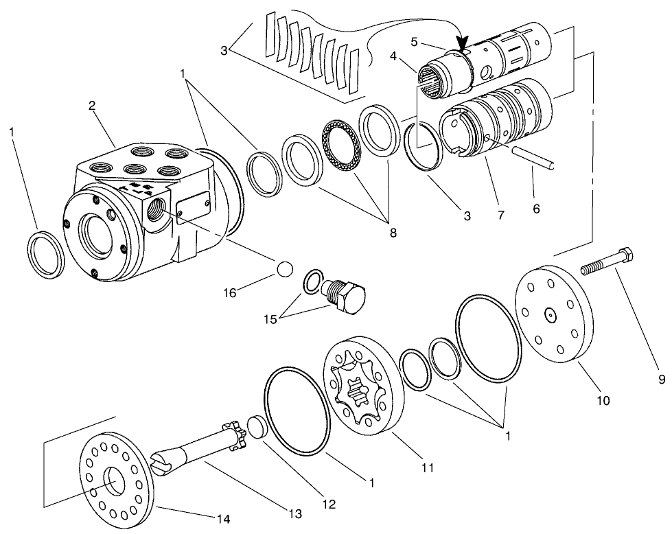 Steering Valve Assembly No. 94-9950