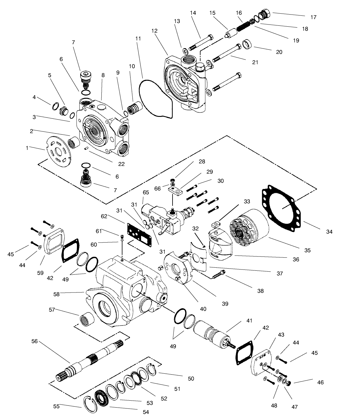 Servo Controlled Piston Pump Asm. No. 95-3450