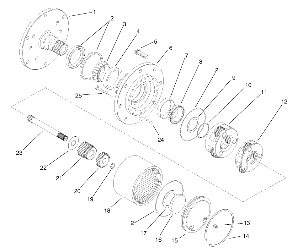 Planetary Drive Assembly No. 92-7415