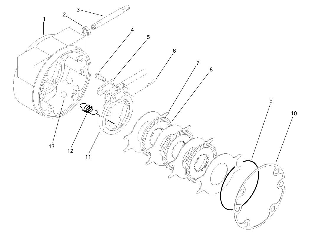 Brake Asm No. 92-7414 Rh & 92-7417 Lh (shown)