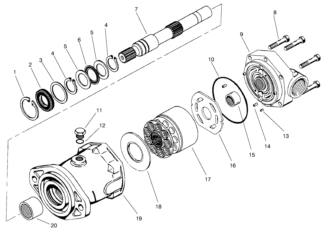 Hydraulic Motor Assembly No. 92-7385