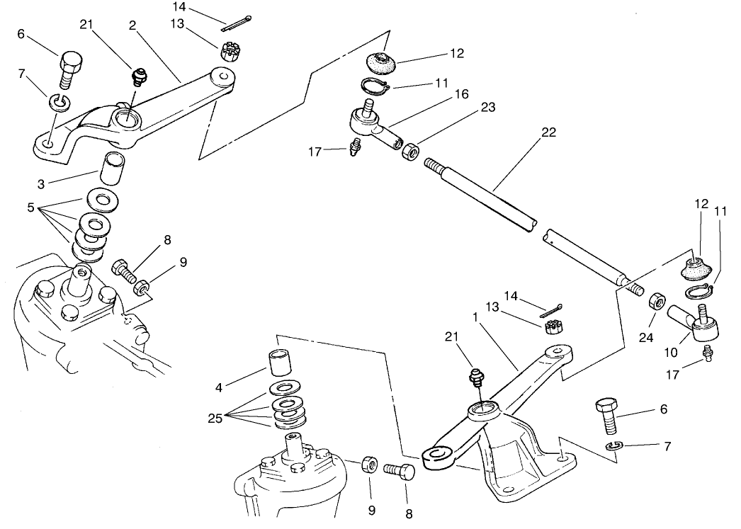 Steering Arm Linkage Axle No. 93-7780 (model No. 03801 Only)