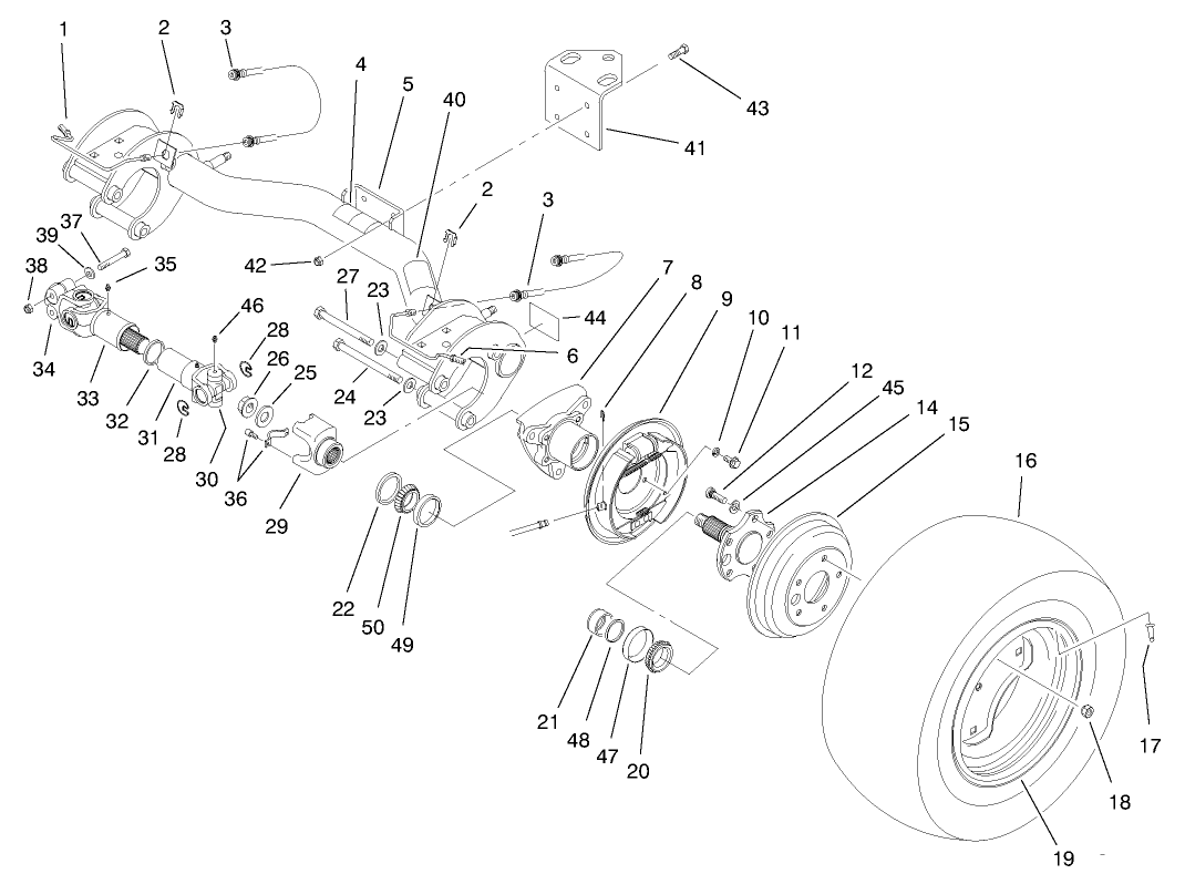 Rear Axle Assembly