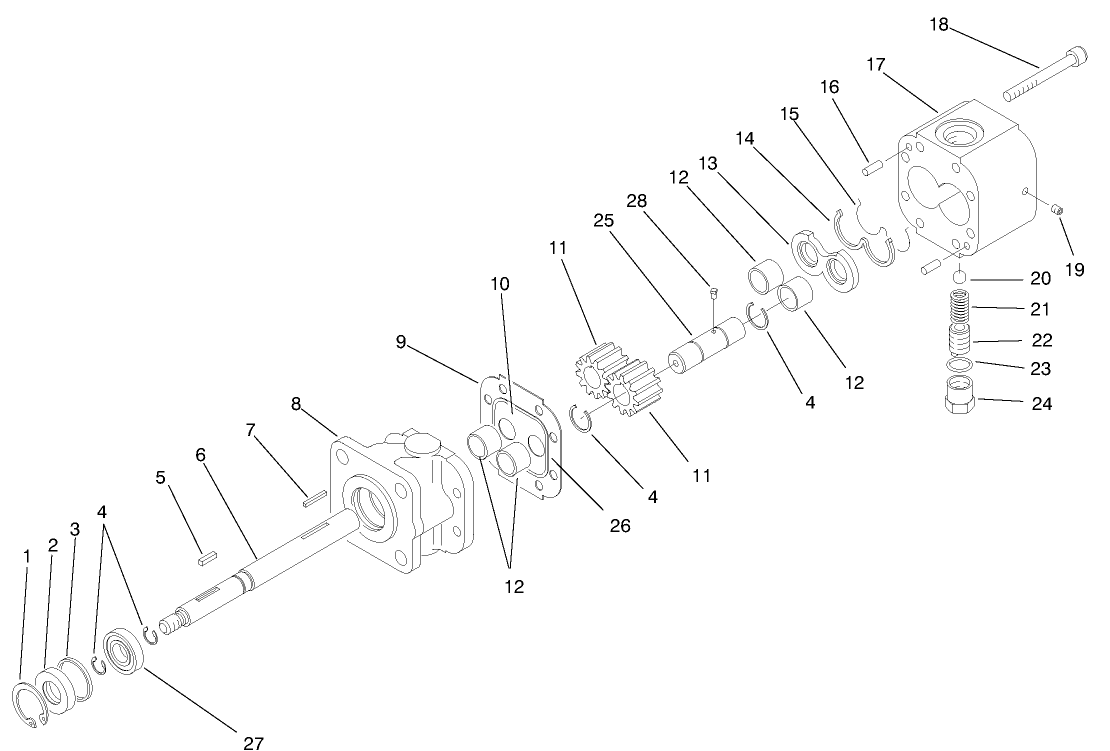 Hydraulic Pump Assembly No. 87-5700