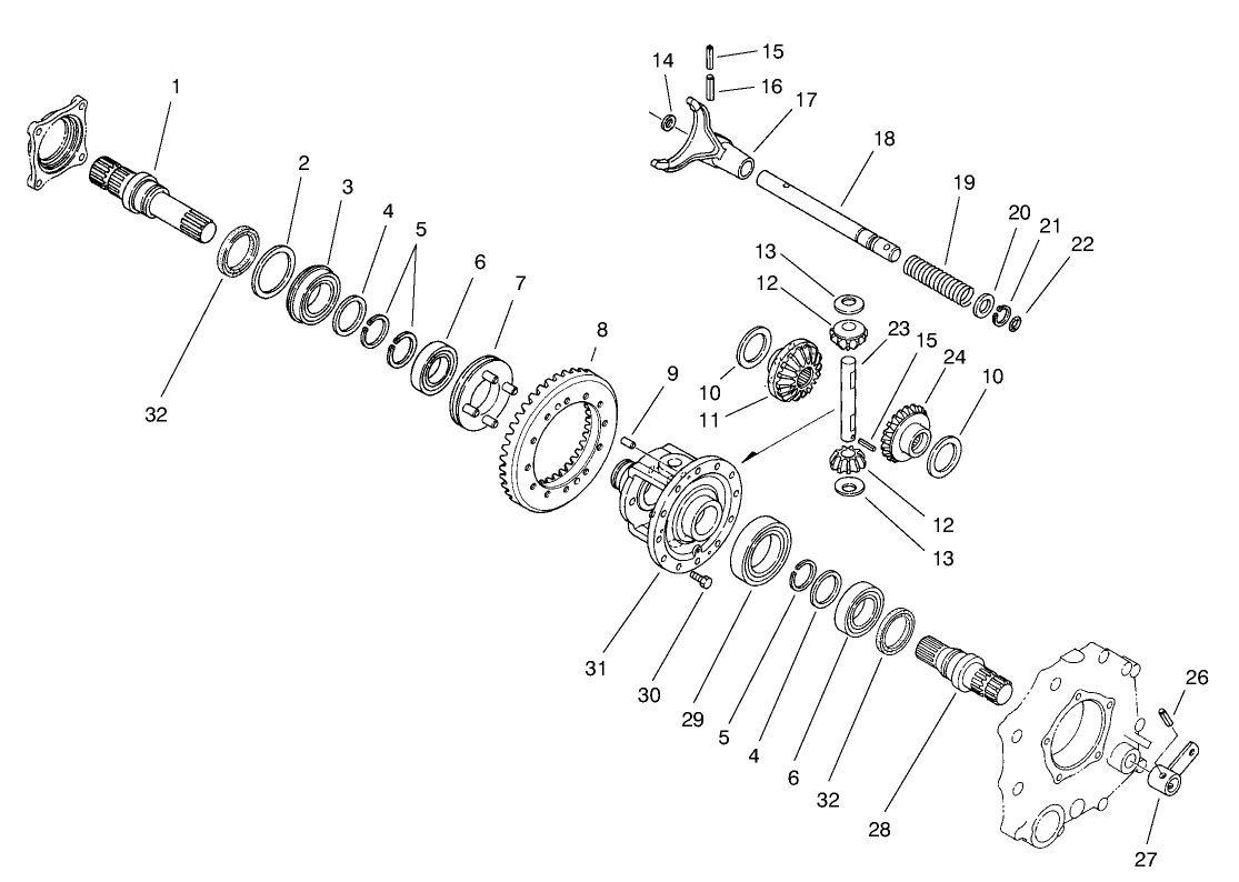 Differential Gear Assembly