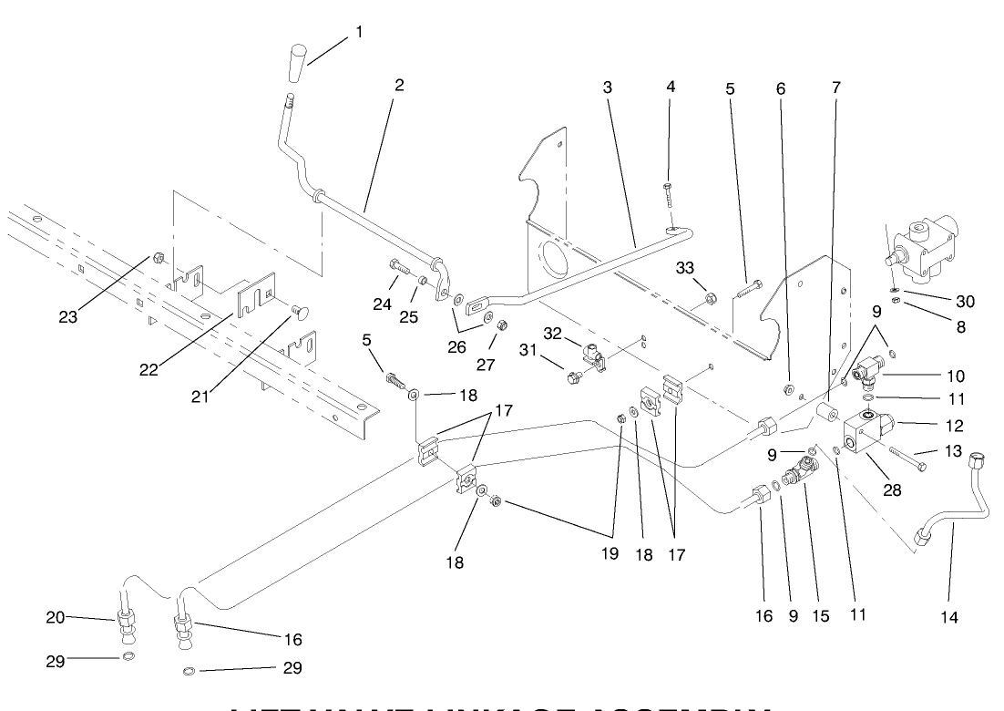 Lift Valve Linkage Assembly